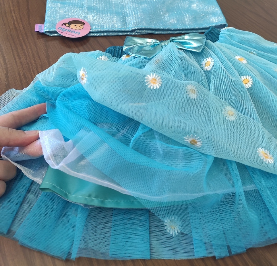 دامن 4 لایه با آستر و ژیپون